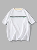 Check Print Casual Short Sleeve T Shirt Xl White