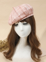Checked Beret