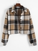 Checked Cropped Shacket S