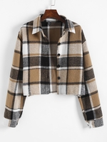 Checked Cropped Shacket S