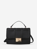 Checked Retro Crossbody Tote Bag