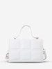 Checked Solid Crossbody Bag With Coin Purse
