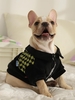 Checkerboard Fleece Lined Polo Collared Pet Sweatshirt