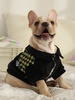 Checkerboard Fleece Lined Polo Collared Pet Sweatshirt