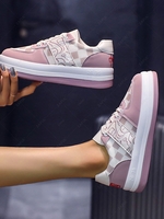 Checkerboard Mesh Panel Chinoiserie Skate Shoes