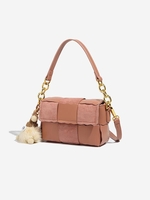 Checkerboard Patchwork Chains Crossbody Bag