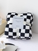 Checkerboard Pattern Couch Bedroom Flannel Blanket
