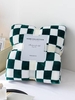 Checkerboard Pattern Couch Bedroom Flannel Blanket
