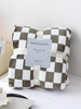 Checkerboard Pattern Couch Bedroom Flannel Blanket