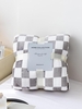 Checkerboard Pattern Couch Bedroom Flannel Blanket