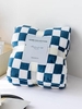 Checkerboard Pattern Couch Bedroom Flannel Blanket