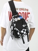 Checkerboard Pattern Outdoor Sling Bag