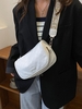 Checkerboard Pattern Solid Color Zipper Cylinder Bag