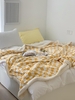 Checkerboard Warm Thermal Fluffy Blanket