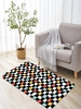Checkered Pattern Floor Mat