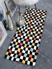 Checkered Pattern Floor Mat