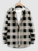 Checkered Pattern Long Sleeves Shirt Xl Multi a