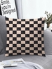 Checkered Pattern Plush Pillowcase
