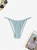 Cheeky Ribbed Bikini Bottom S Light green