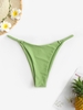 Cheeky Tanga Bikini Bottom M Green