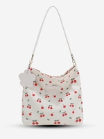 Cherry Pattern Canvas Tote Bag