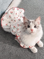 Cherry Pattern Pet Dog Clothes