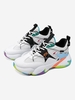 Chinese Character Graphic Colorblock Chunky Sneakers
