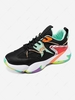 Chinese Character Graphic Colorblock Chunky Sneakers