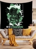 Chinese Characters Dragon Pattern Oriental Tapestry