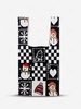 Chirstmas Tree Snowman Snowflake Heart Checkerboard Pattern Gifts Knitted Bag
