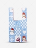 Chirstmas Tree Snowman Snowflake Heart Checkerboard Pattern Gifts Knitted Bag