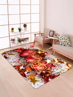 Christmas Ball Pattern Floor Mat