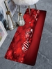 Christmas Ball Snowflake Pattern Floor Mat