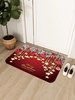 Christmas Ball Star Pattern Floor Mat