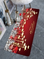 Christmas Ball Star Pattern Floor Mat