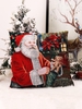 Christmas Berry Santa Claus Snowman Pattern Pillowcase