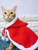 Christmas Costume Hooded Pet Cape