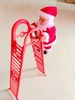 Christmas Decoration Upgraded Electric Ladder Climbing Santa Claus Design Dolls Toy (Without Battery)