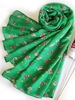 Christmas Dogs Print Voile Scarf