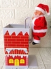 Christmas Electric Climbing Chimney Santa Claus Music Play Novelty Toy (Without Battery)