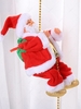 Christmas Electronic Musical Climbing Beads Santa Claus Toy (Without Battery)