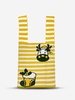Christmas Elk Gift Pattern Knitted Tote Bag