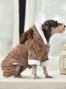 Christmas Fluffy Faux Fur Cosplay Costume Pet Hoodie