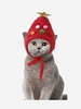 Christmas Fluffy Pompoms Elk Pet Hat