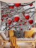 Christmas Fruit Pattern Wall Hanging Tapestry