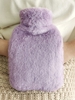 Christmas Gift Hot Water Bottle Heating Pad With Fluffy Fleece Cover Extra Large Extra Thick Hot Water Bag Hand Feet Warmer Pain Relief Hot and Cold T