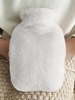 Christmas Gift Hot Water Bottle Heating Pad With Fluffy Fleece Cover Extra Large Extra Thick Hot Water Bag Hand Feet Warmer Pain Relief Hot and Cold T