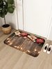 Christmas Gift Light Wooden Pattern Floor Mat