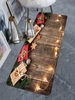 Christmas Gift Light Wooden Pattern Floor Mat