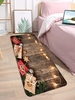Christmas Gift Light Wooden Pattern Floor Mat
